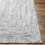Tapis rectangulaire en polyester tissé à plat gris-1440914525