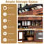  Buffet Buffet avec 2 tiroirs 1 compartiment ouvert 2 portes 2 tablettes réglables