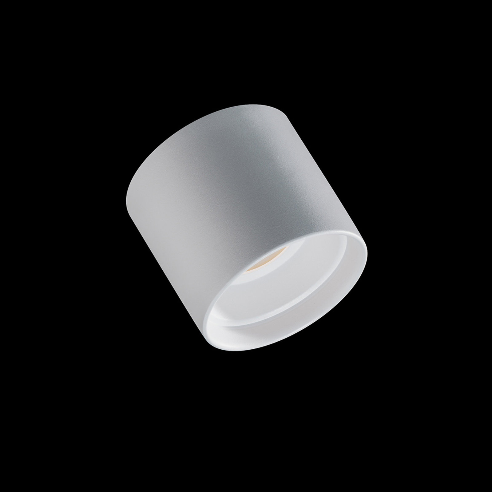 Squat Cylinder LED Outdoor Flush Mount, 3000K, White