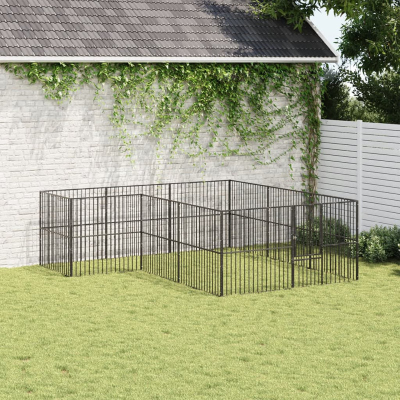 Stanaford 100cm H Galvanised Steel Exercise Pen