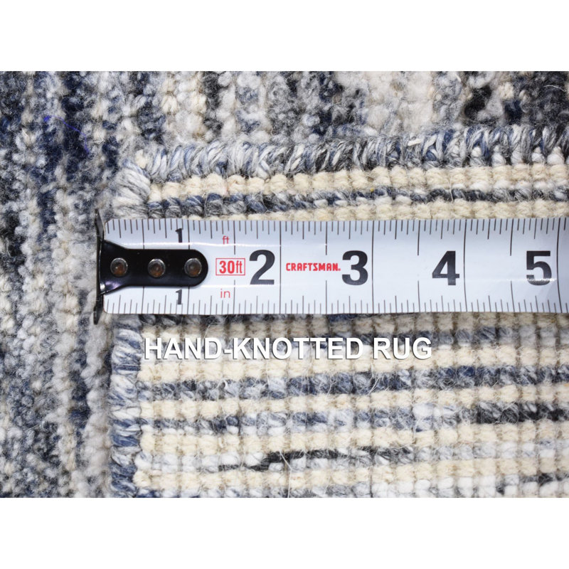 One-of-a-Kind 1'10" X 2' New Age Area Rug in