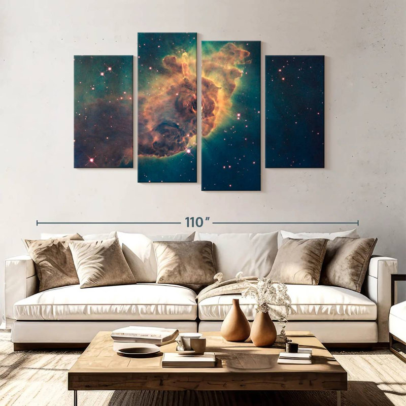 Oberle Carina Nebula Pillar, 54" H x 84" W
