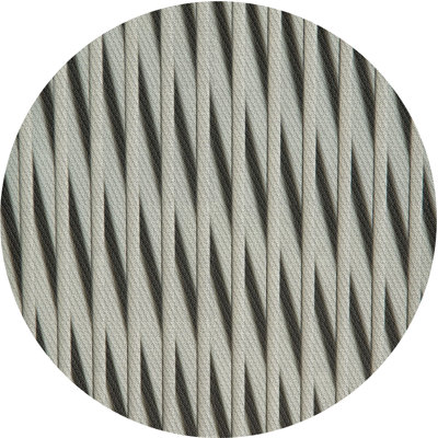 Tapis beige/noir à motifs