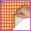 Tapis de bain orange vichy blanc-805575665