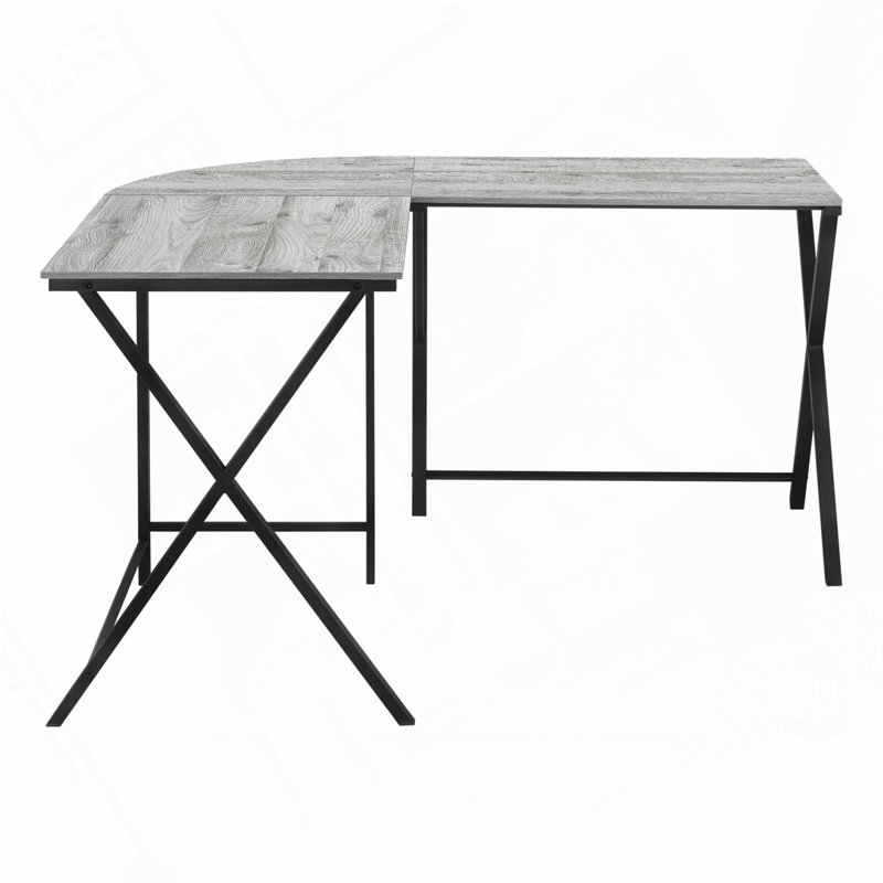 Home Office L Shape Computer Desk, Gray