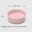 Lavabo vasque en céramique rose pour salle de bain - lavabo artistique, l 15,7 po x P 4,7 po, céramique, facile à nettoyer et fonctionnant magnifiquement en parfait état-129909011