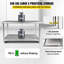 182.9cm W Metal Top Workbench