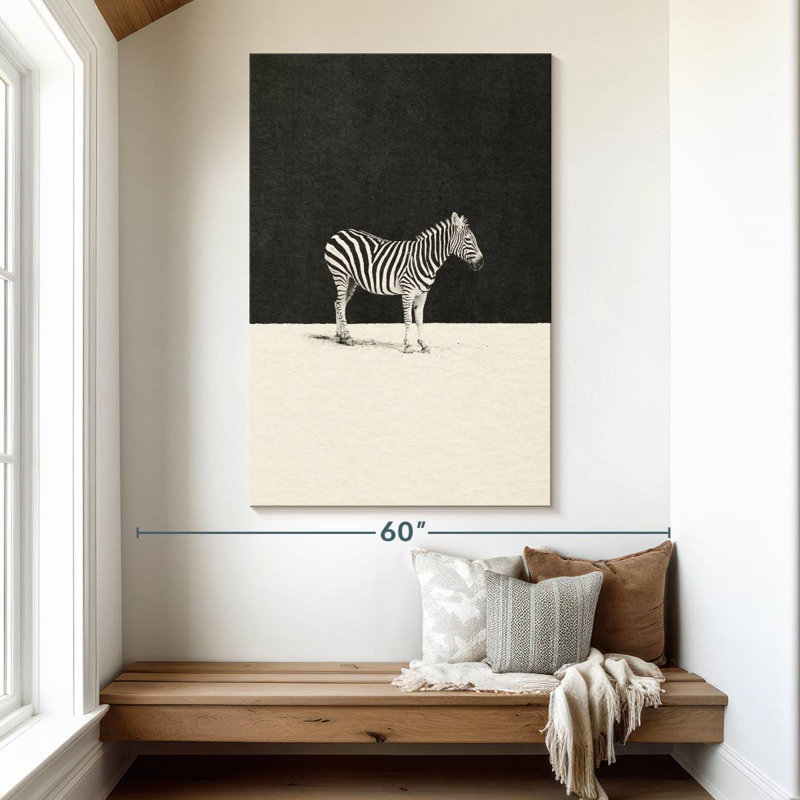 Brampt Camouflage Zebra, 51" H x 34" W