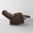 Oversized Genuine Leather Zero Wall Power Recliner with Adjustable Headrest-855428985