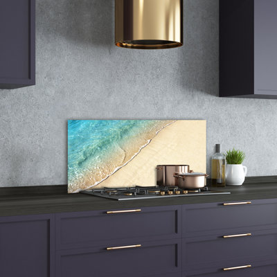 Cabersham 50cm W x 100cm L Glass Peel and Stick Panel