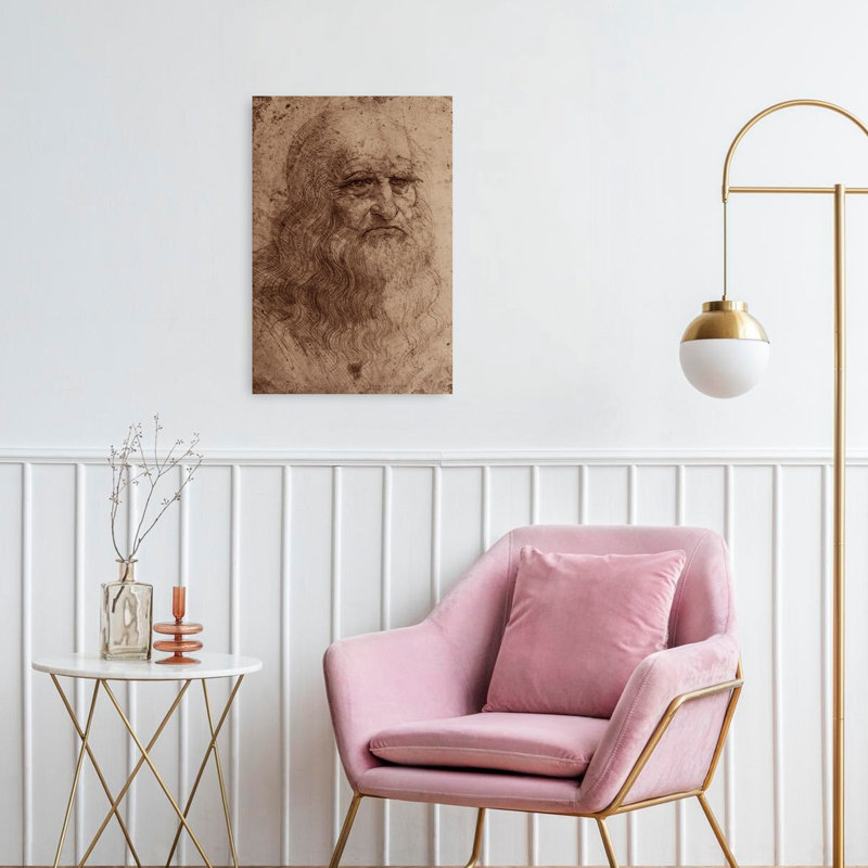 Autoportrait, impression d'art classique 1515, H 24 po x l 16 po