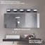 Luminaire de salle de bain 37 po à 5 lumières DEL moderne 37 po pour salle de bain, miroir et douche-1299094477-1299094479