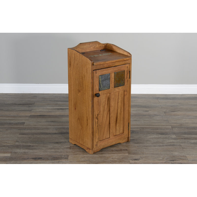 Poubelle 13 gallons Deniela, Brun pâle