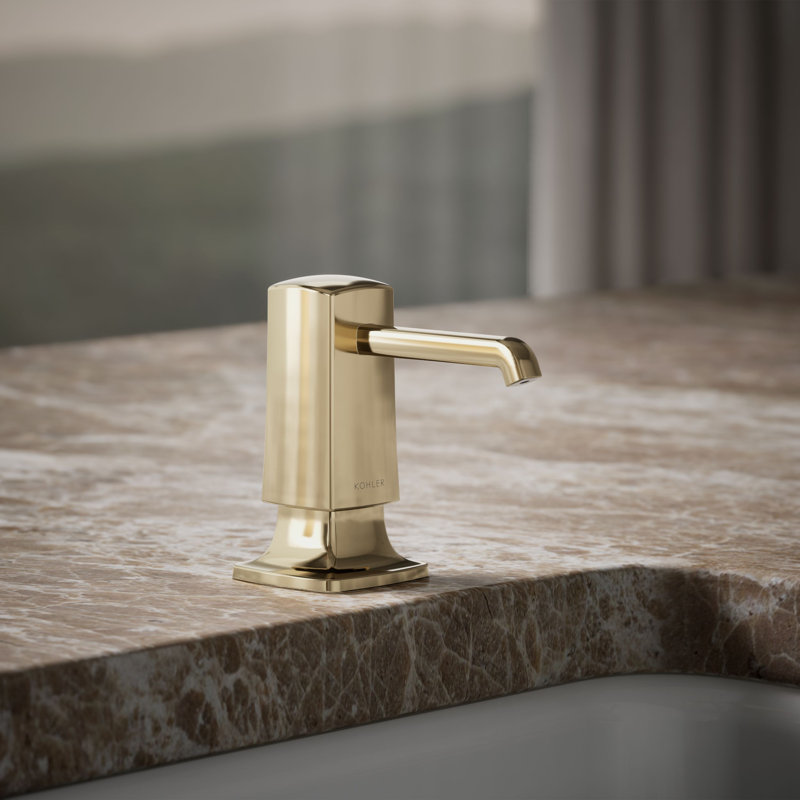 Graze Soap/Lotion Dispenser, Vibrant French Gold