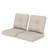 Outdoor Deep Seating Cushion With Olefin Fabric（Set of 2）-328856741