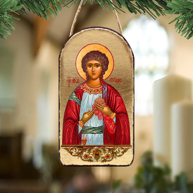 Ornement photo en bois « inspiration saint stephen »