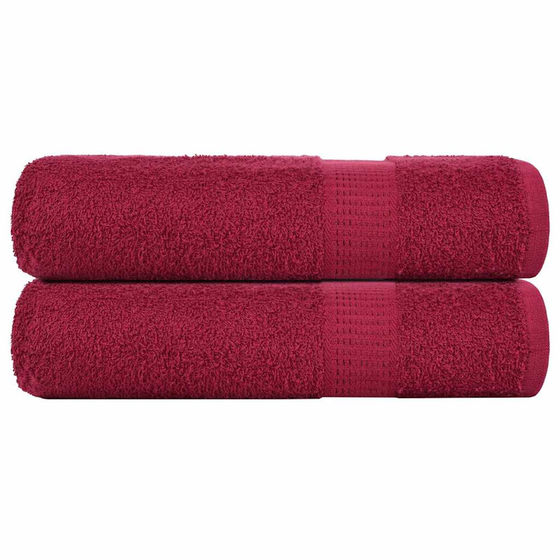 Sanferd 100% Cotton Hand Towel, Bordeaux