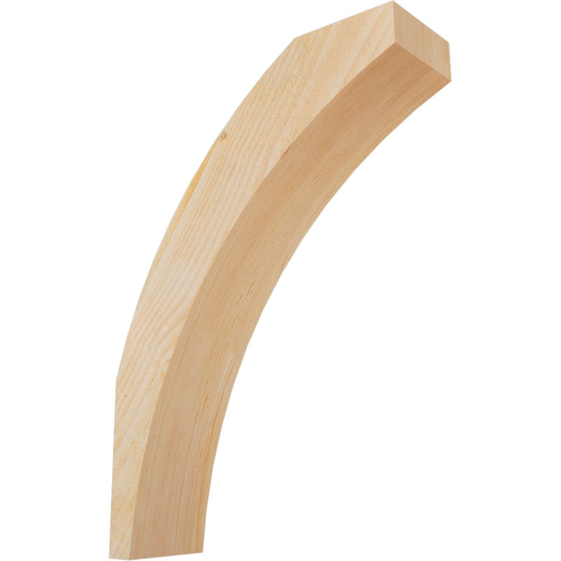 Genouillère Thorton, Sapin Douglas de 6 po (sciage brut), 20 po X P 28 po H