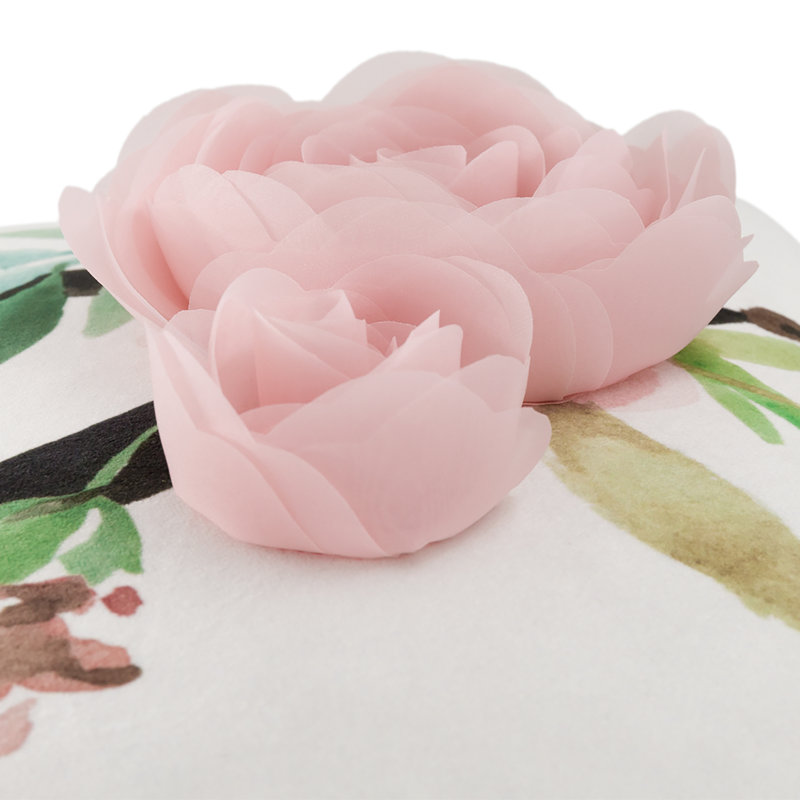  Housse de coussin en velours appliqué