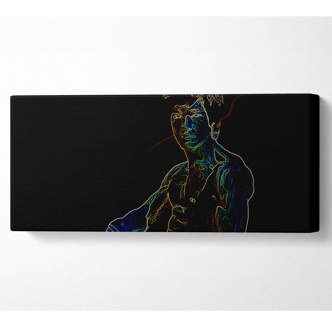 Bruce Lee Fist of Fury Psychedelic - Leinwanddrucke auf Leinwand