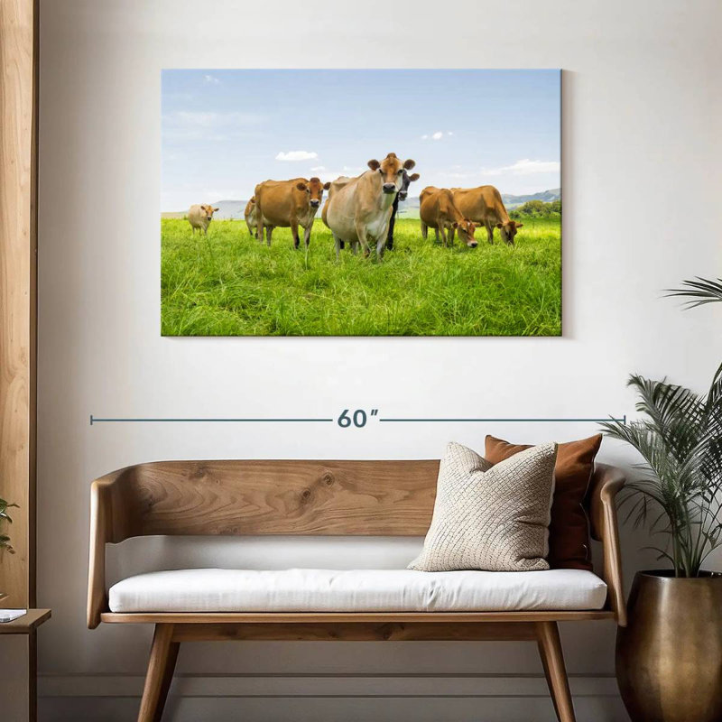 Farm Cattle, 30" H x 45" W