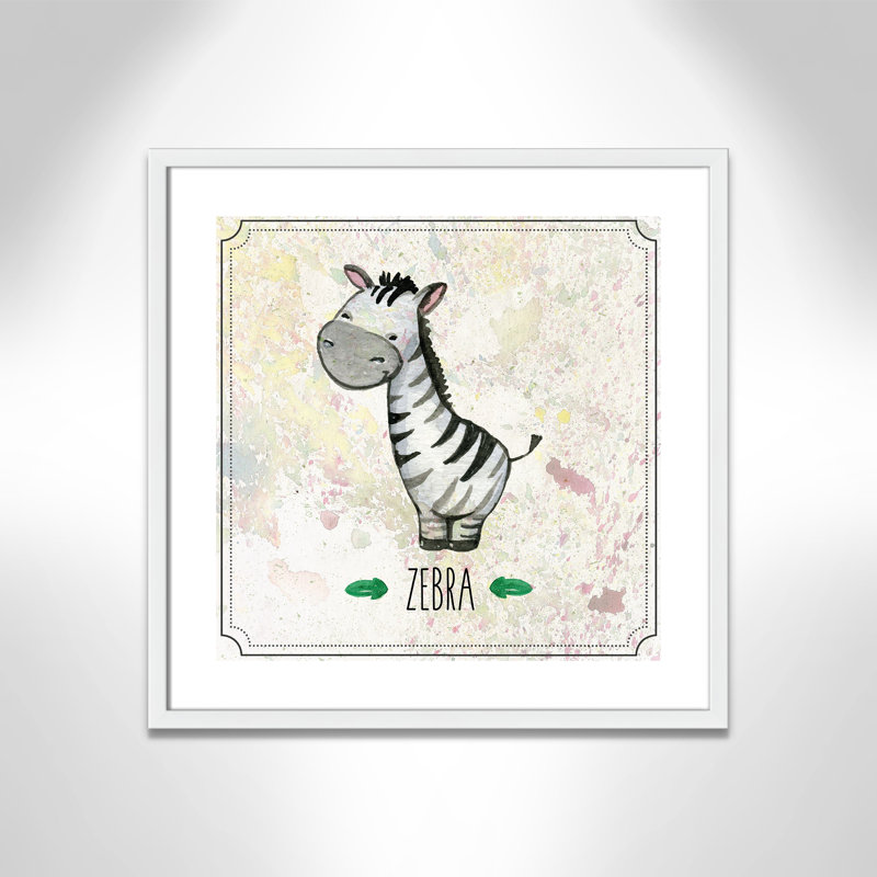 Adhésif décoratif 4 pi Jungle Day, Encadré de boîte blanc, H 22,5 po x l 22,5 po x P 1,18 po