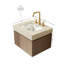 Meuble-lavabo moderne (avec meuble-lavabo et lavabo), 24 po