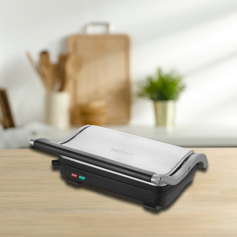 Salton Stainless Steel Panini Grill