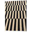 Tapis noir et blanc Parrett