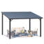 Hardtop Gazebo With Galvanized Steel Sloping Roof-114765133