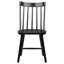 Chaise d'appoint en bois massif Carlos (ensemble de 2)-1276487055