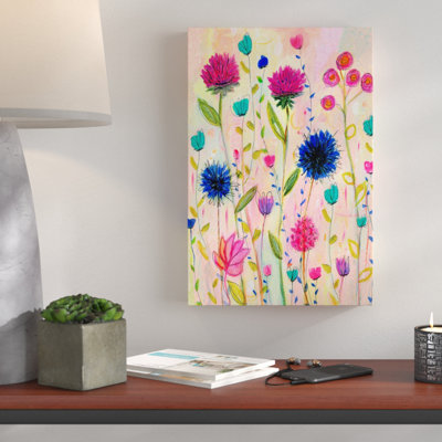 Thistle by Sascalia - Wrapped Canvas Painting