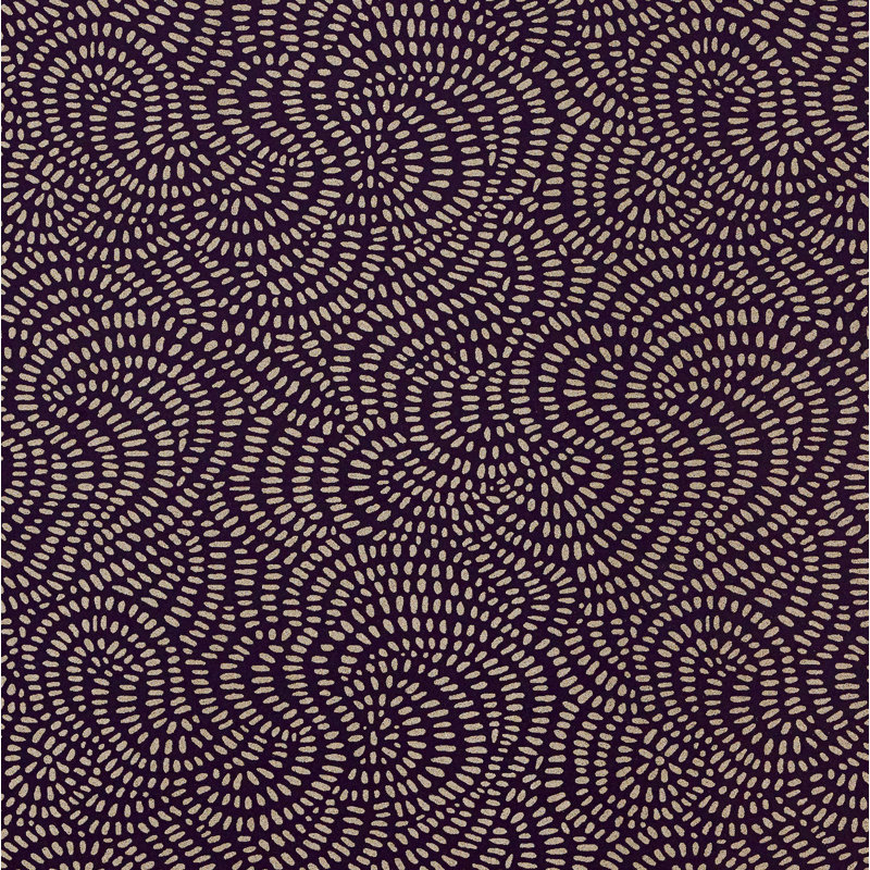 Whirlpool Wallpaper, Black Plum