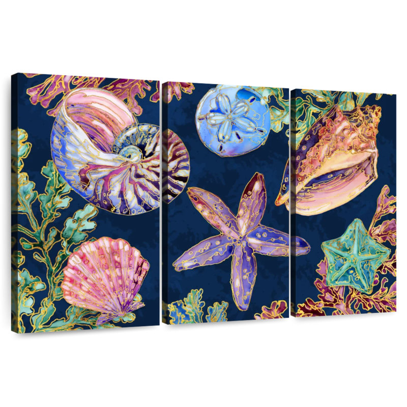 Spectrum Shells Horizontal, 24" H x 38" W