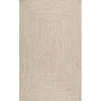 Antero Solid Colour Hand Woven Indoor / Outdoor Area Rug