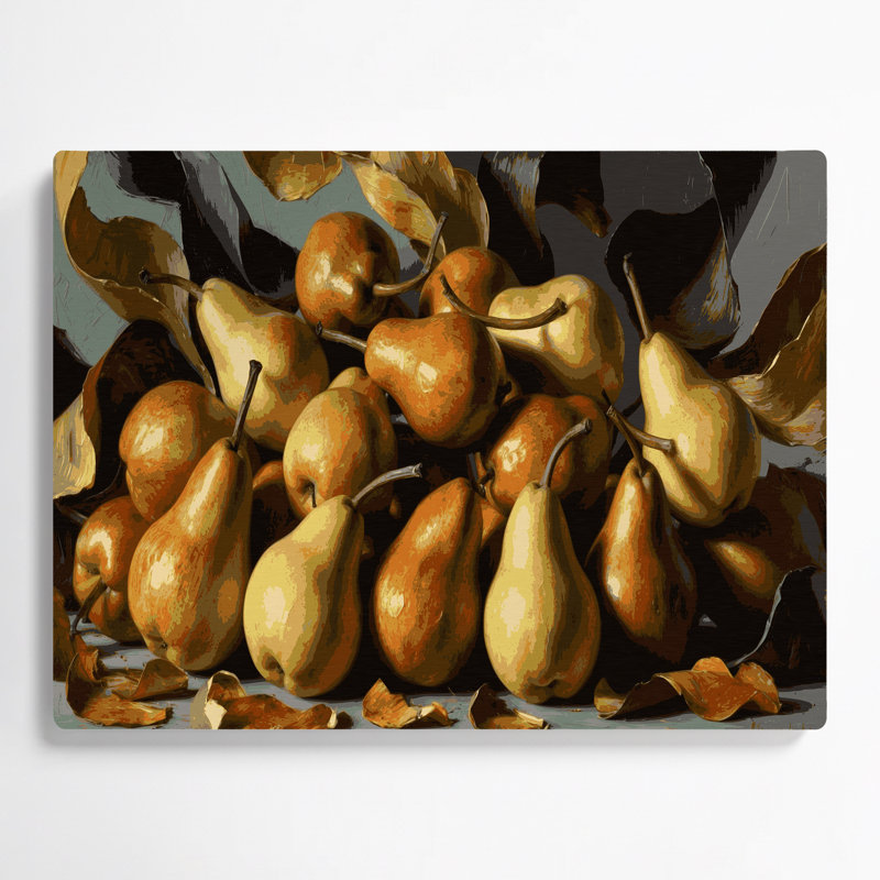 Art mural en métal Fruit Fruit Bosc Brown, H 20 po x l 30 po