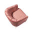 Fauteuil demi-tonneau 88,26 cm de large Liri-1608876863
