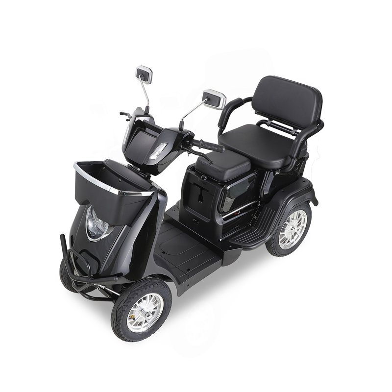 Scooter de mobilité multi-sièges. Conception robuste, stable et confortable pour les voyages