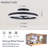 20" Ceiling Fans with Lights and Remote, Low Profile Ceiling Fan, 3000-6000K Dimmable Modern Flush Mount LED Fan Light, 6 Wind Speeds-984644079