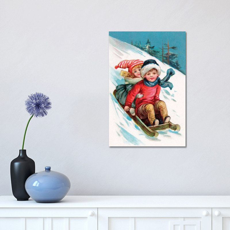 Vintage Christmas I by Vintage Apple Collection - Wrapped Canvas Gallery-Wrapped Canvas Giclée, 30.48 cm H x 45.72 cm W