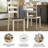 Strongsville Ladder Back Side Chair in White/Brown