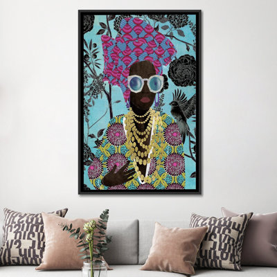 " Modern Turban Woman III " by Nikki Chu