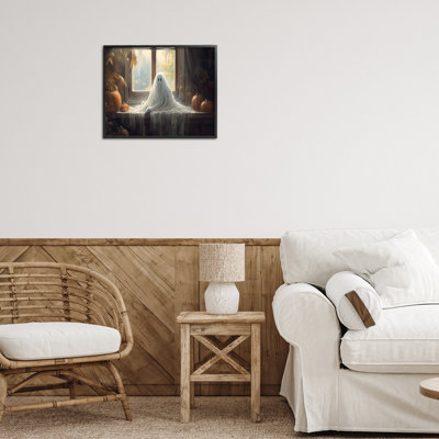Ghost Sitting In Window, estampe numérique, design par LSR Design Studio