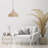 Ellisburg 18.5''W 1-Light Metal and Cane Transitional Pendant