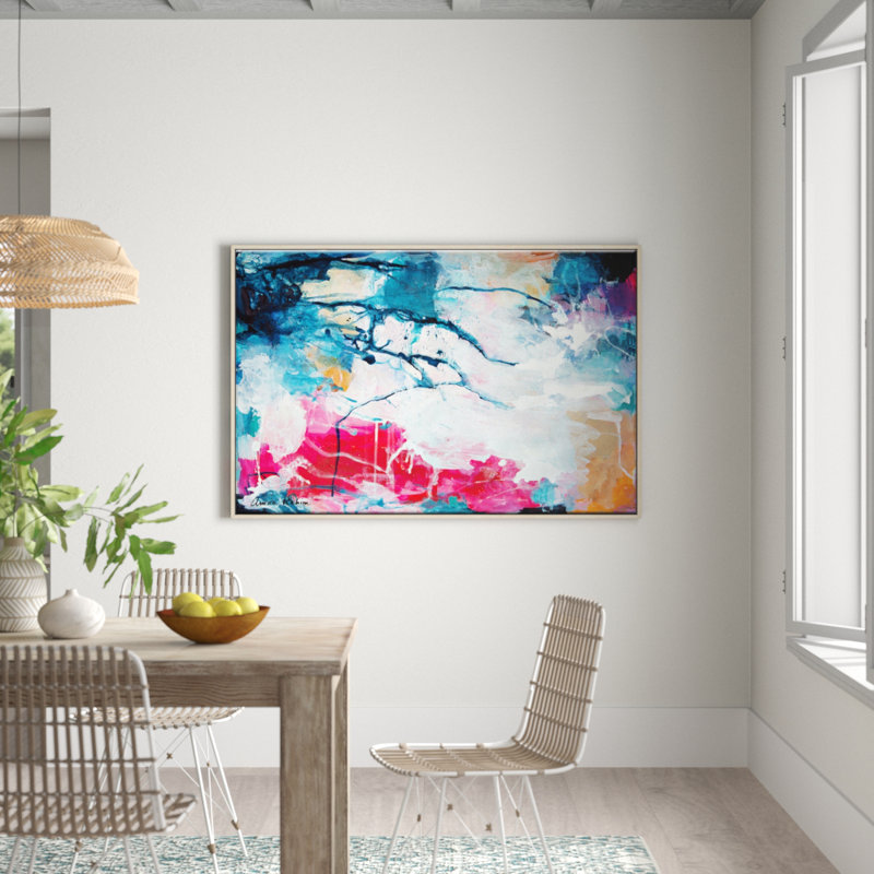 I Feel It All by Amira Rahim - Painting on Canvas, Timber, 102cm H x 152cm W