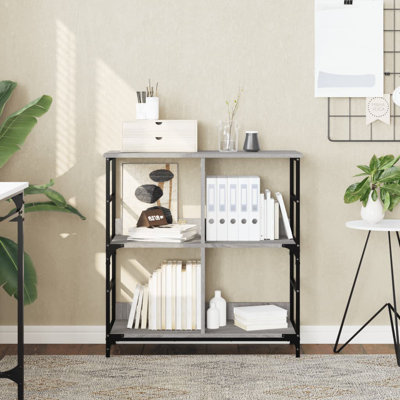 Morayma 82 cm H x 78.5 cm W Steel Etagere Bookcase