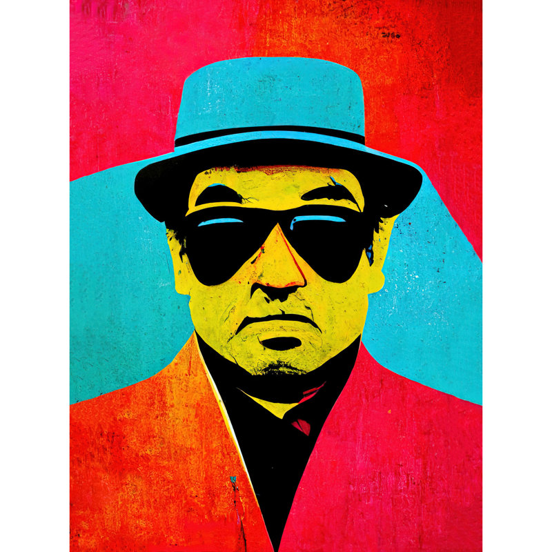 Pop Art Jazz Musician Sunglasses - Print, Unframed, 40.5cm H x 30.5cm W x 0.2cm D