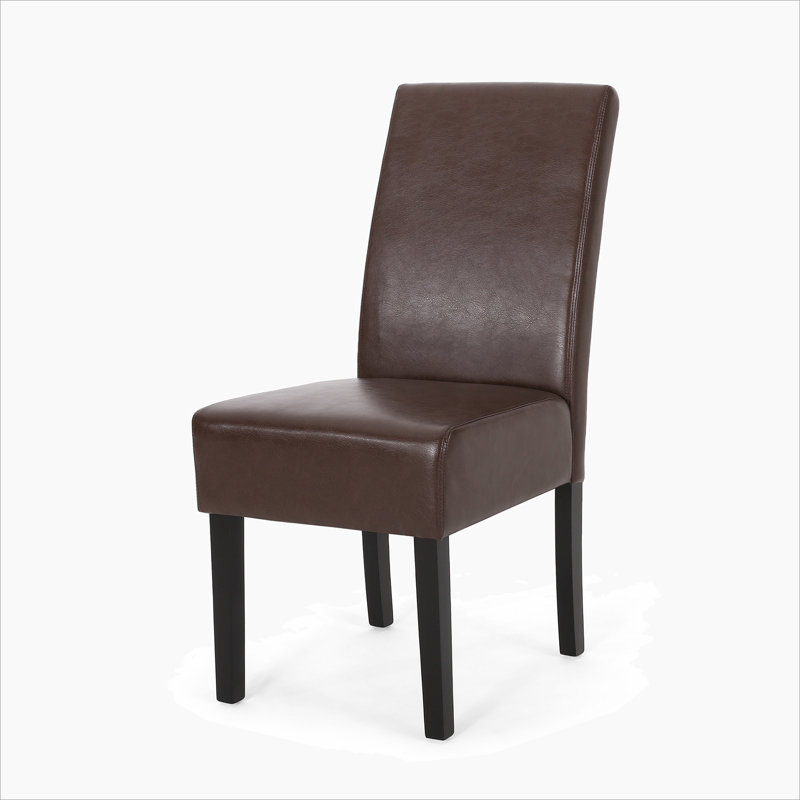 Chaise de salle à manger Homan, 1, Brun foncé