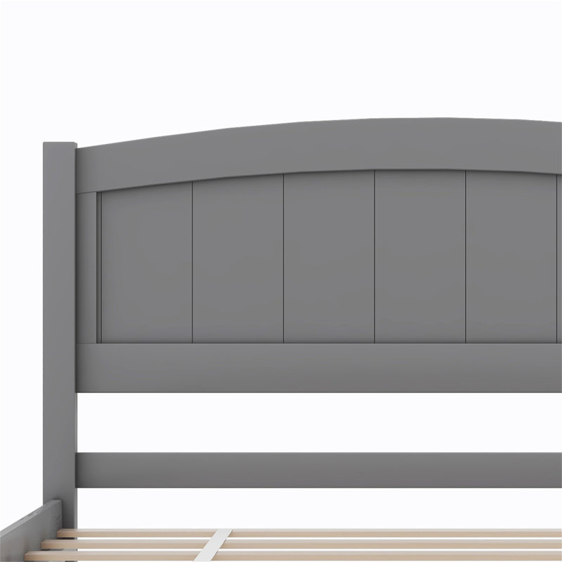 Shanece Panel Bed, Gray
