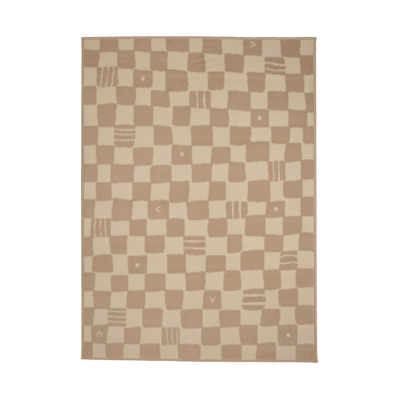 Maestro Chequered Area Rug, Rectangle 120 x 170cm
